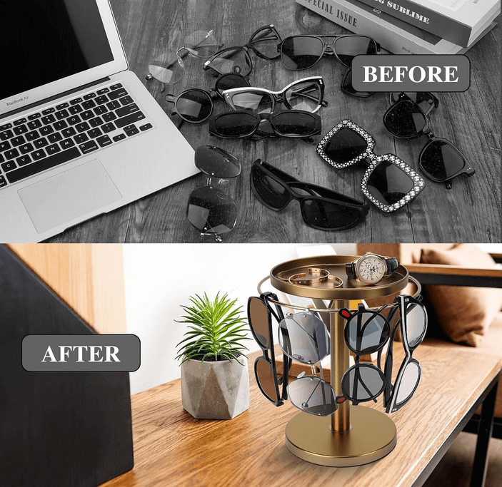 360° Rotating Glasses Stand