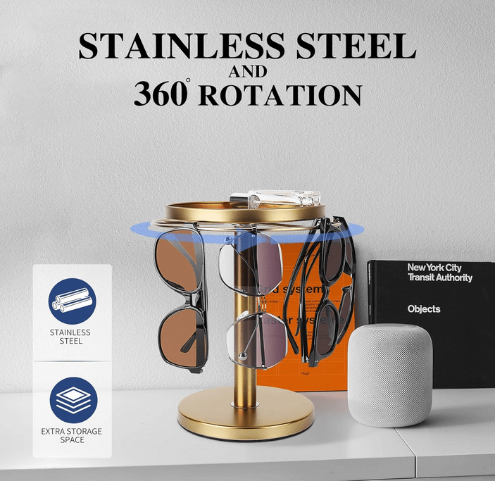 360° Rotating Glasses Stand