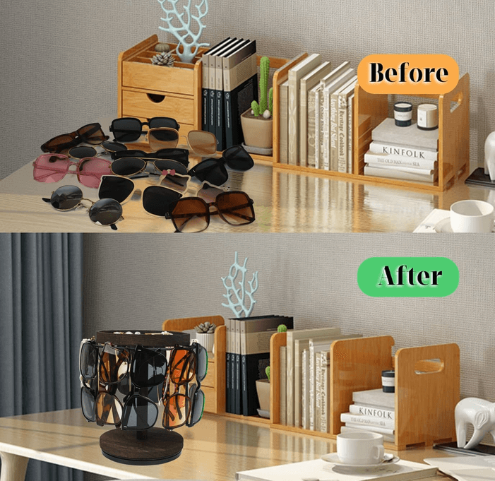 360° Rotating Glasses Stand